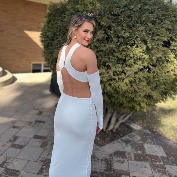 Demi Neckband MIDI Dress - Picture 2 of 4